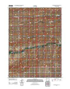 Dereemer Ranch Wyoming Historical topographic map, 1:24000 scale, 7.5 X 7.5 Minute, Year 2012