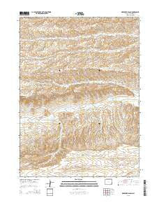 Dereemer Ranch Wyoming Current topographic map, 1:24000 scale, 7.5 X 7.5 Minute, Year 2015