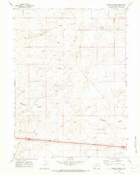 Desert Springs Wyoming Historical topographic map, 1:24000 scale, 7.5 X 7.5 Minute, Year 1970