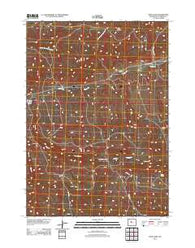 Devil Slide Wyoming Historical topographic map, 1:24000 scale, 7.5 X 7.5 Minute, Year 2012