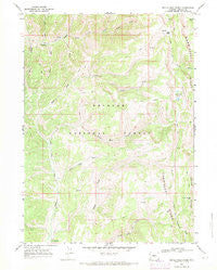 Devils Hole Creek Wyoming Historical topographic map, 1:24000 scale, 7.5 X 7.5 Minute, Year 1967