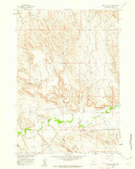 Devils Kitchen Wyoming Historical topographic map, 1:24000 scale, 7.5 X 7.5 Minute, Year 1960