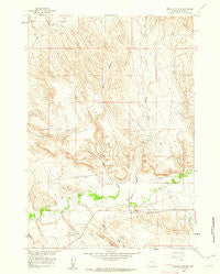 Devils Kitchen Wyoming Historical topographic map, 1:24000 scale, 7.5 X 7.5 Minute, Year 1960