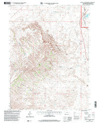 Devils Playground Wyoming Historical topographic map, 1:24000 scale, 7.5 X 7.5 Minute, Year 1996