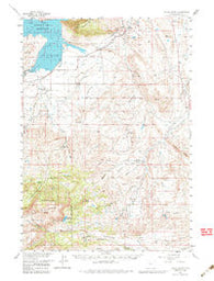 Devils Tooth Wyoming Historical topographic map, 1:62500 scale, 15 X 15 Minute, Year 1957