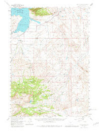 Devils Tooth Wyoming Historical topographic map, 1:62500 scale, 15 X 15 Minute, Year 1957