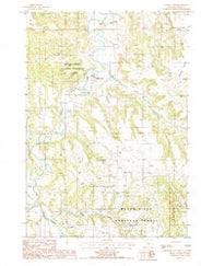 Devils Tower Wyoming Historical topographic map, 1:24000 scale, 7.5 X 7.5 Minute, Year 1984