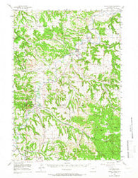 Devils Tower Wyoming Historical topographic map, 1:62500 scale, 15 X 15 Minute, Year 1955