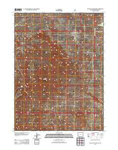 Devils Playground Wyoming Historical topographic map, 1:24000 scale, 7.5 X 7.5 Minute, Year 2012