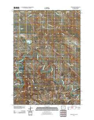 Devils Run Wyoming Historical topographic map, 1:24000 scale, 7.5 X 7.5 Minute, Year 2011