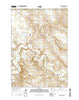 Devils Run Wyoming Current topographic map, 1:24000 scale, 7.5 X 7.5 Minute, Year 2015