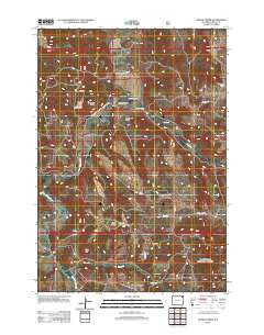 Devils Tower Wyoming Historical topographic map, 1:24000 scale, 7.5 X 7.5 Minute, Year 2012