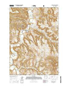 Devils Tower Wyoming Current topographic map, 1:24000 scale, 7.5 X 7.5 Minute, Year 2015