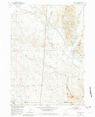 Dewey SW Wyoming Historical topographic map, 1:24000 scale, 7.5 X 7.5 Minute, Year 1951