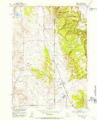 Dewey South Dakota Historical topographic map, 1:24000 scale, 7.5 X 7.5 Minute, Year 1951