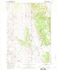 Dewey South Dakota Historical topographic map, 1:24000 scale, 7.5 X 7.5 Minute, Year 1951