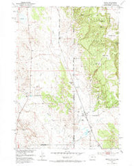 Dewey South Dakota Historical topographic map, 1:24000 scale, 7.5 X 7.5 Minute, Year 1951