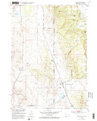 Dewey South Dakota Historical topographic map, 1:24000 scale, 7.5 X 7.5 Minute, Year 1951