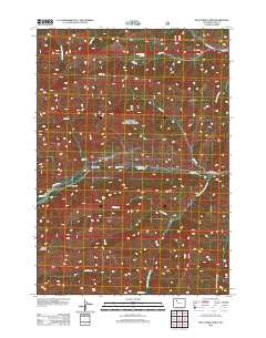 Dick Creek Lakes Wyoming Historical topographic map, 1:24000 scale, 7.5 X 7.5 Minute, Year 2012