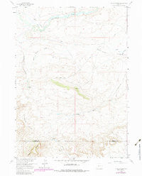 Dickie Springs Wyoming Historical topographic map, 1:24000 scale, 7.5 X 7.5 Minute, Year 1958