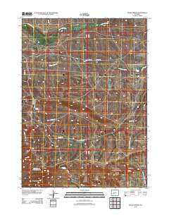 Dickie Springs Wyoming Historical topographic map, 1:24000 scale, 7.5 X 7.5 Minute, Year 2012