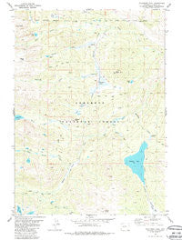 Dickinson Park Wyoming Historical topographic map, 1:24000 scale, 7.5 X 7.5 Minute, Year 1981