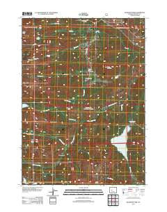 Dickinson Park Wyoming Historical topographic map, 1:24000 scale, 7.5 X 7.5 Minute, Year 2012