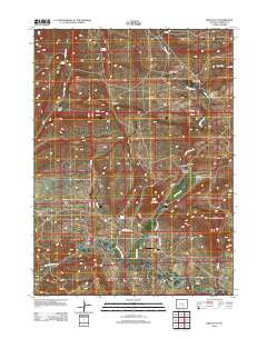 Difficulty Wyoming Historical topographic map, 1:24000 scale, 7.5 X 7.5 Minute, Year 2012