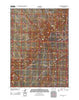 Dishpan Butte Wyoming Historical topographic map, 1:24000 scale, 7.5 X 7.5 Minute, Year 2012