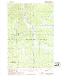 Divide Lake Wyoming Historical topographic map, 1:24000 scale, 7.5 X 7.5 Minute, Year 1986
