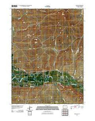 Dixon Wyoming Historical topographic map, 1:24000 scale, 7.5 X 7.5 Minute, Year 2010