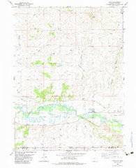 Dixon Wyoming Historical topographic map, 1:24000 scale, 7.5 X 7.5 Minute, Year 1982