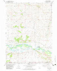 Dixon Wyoming Historical topographic map, 1:24000 scale, 7.5 X 7.5 Minute, Year 1982