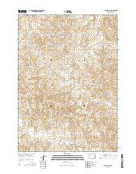 Dixon Ranch Wyoming Current topographic map, 1:24000 scale, 7.5 X 7.5 Minute, Year 2015