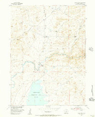 Dodge Ranch Wyoming Historical topographic map, 1:24000 scale, 7.5 X 7.5 Minute, Year 1955