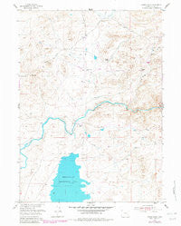 Dodge Ranch Wyoming Historical topographic map, 1:24000 scale, 7.5 X 7.5 Minute, Year 1955