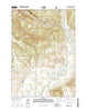 Dodge Butte Wyoming Current topographic map, 1:24000 scale, 7.5 X 7.5 Minute, Year 2015
