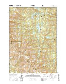 Dome Lake Wyoming Current topographic map, 1:24000 scale, 7.5 X 7.5 Minute, Year 2015