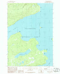Dot Island Wyoming Historical topographic map, 1:24000 scale, 7.5 X 7.5 Minute, Year 1986