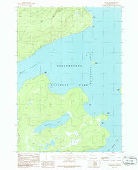 Dot Island Wyoming Historical topographic map, 1:24000 scale, 7.5 X 7.5 Minute, Year 1986