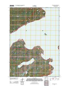 Dot Island Wyoming Historical topographic map, 1:24000 scale, 7.5 X 7.5 Minute, Year 2012