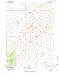 Doty Mountain Wyoming Historical topographic map, 1:24000 scale, 7.5 X 7.5 Minute, Year 1982