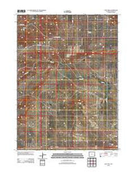 Doty Hill Wyoming Historical topographic map, 1:24000 scale, 7.5 X 7.5 Minute, Year 2012