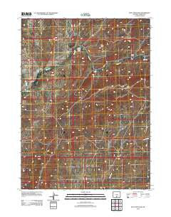 Doty Mountain Wyoming Historical topographic map, 1:24000 scale, 7.5 X 7.5 Minute, Year 2012