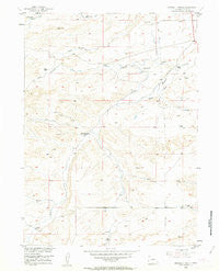 Double L Ranch Wyoming Historical topographic map, 1:24000 scale, 7.5 X 7.5 Minute, Year 1953