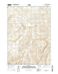 Double Butte Wyoming Current topographic map, 1:24000 scale, 7.5 X 7.5 Minute, Year 2015