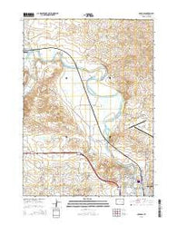 Douglas Wyoming Current topographic map, 1:24000 scale, 7.5 X 7.5 Minute, Year 2015