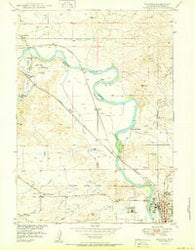 Douglas Wyoming Historical topographic map, 1:24000 scale, 7.5 X 7.5 Minute, Year 1950
