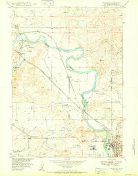 Douglas Wyoming Historical topographic map, 1:24000 scale, 7.5 X 7.5 Minute, Year 1950