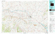 Douglas Wyoming Historical topographic map, 1:100000 scale, 30 X 60 Minute, Year 1981